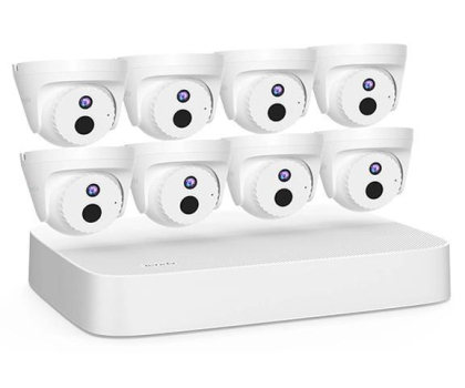 Kamera domowa Tenda K4P-4CR HD PoE Zestaw do monitoringu 8-kamer